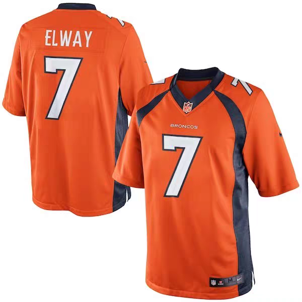 Elway #7 Denver Broncos Limited Jersey - Orange