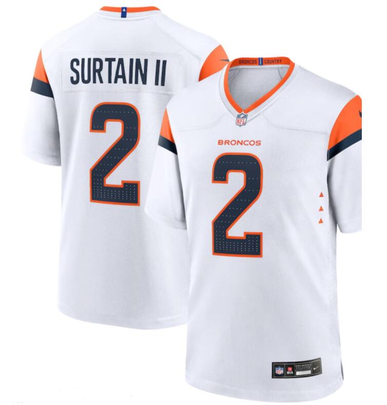 SURTAIN II #2 Denver Broncos Limited Jersey - White 23/24