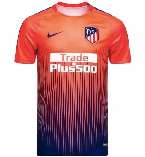 Atletico Madrid 2018/19 Orange Blue Training Shirt