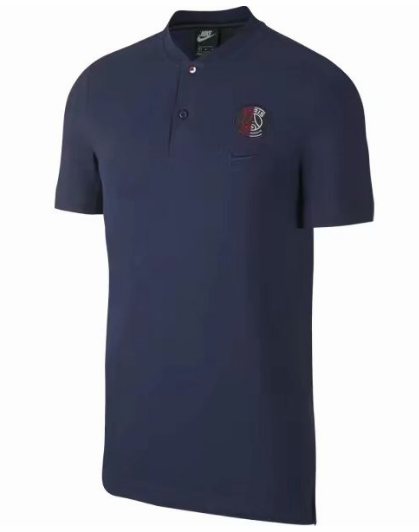 PSG 2019/20 Navy Polo Shirt