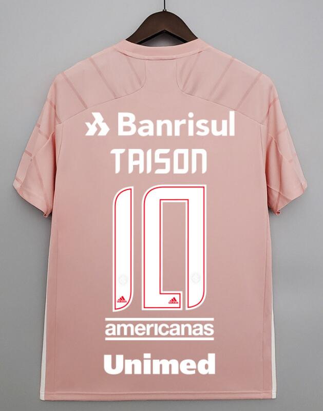 Internacional 2021/22 Special Pink 10 TAISON Shirt Soccer Jersey With All Sponsor