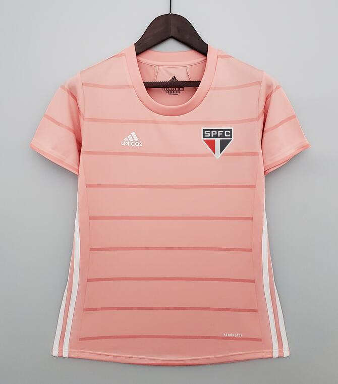 Sao Paulo 2021/22 Special Women Pink Shirt Soccer Jersey