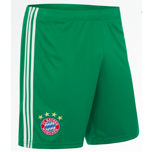 Bayern Munich 2019/20 Green Goalkeeper Soccer Shorts