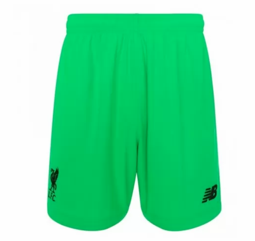 Liverpool 2019/20 Green Goalkeeper Soccer Shorts