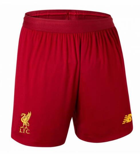 Liverpool 2019/20 Home Red Soccer Shorts