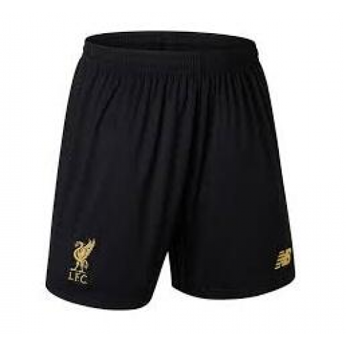 Liverpool 2019/20 Home Black Goalkeeper Soccer Shorts