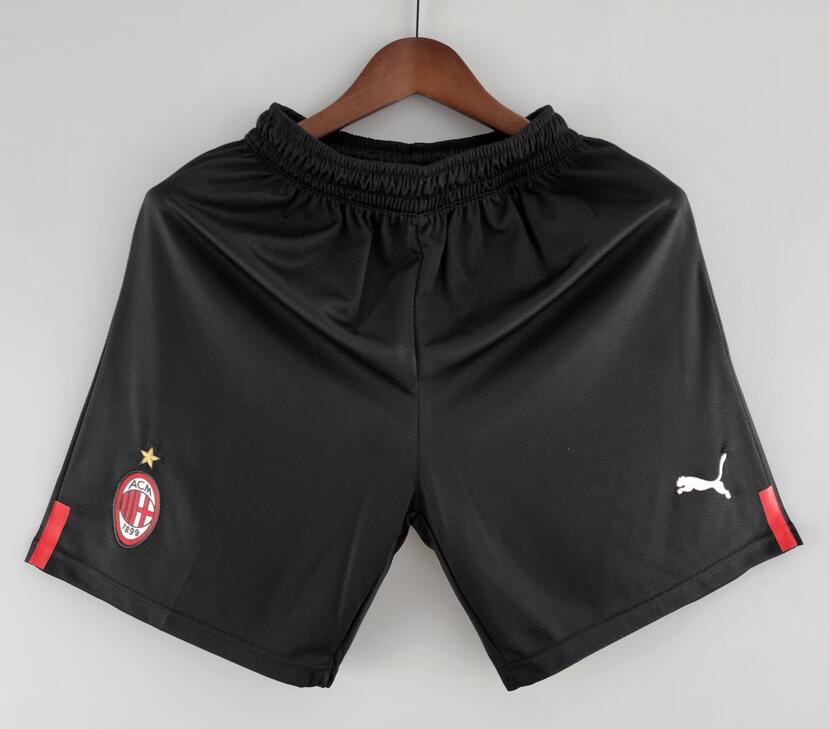 AC Milan 2022/23 Black Soccer Shorts