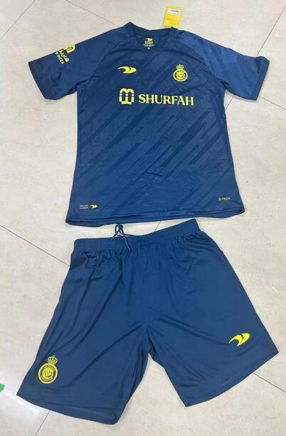AL-NASSR 2022/23 Away Kids Soccer Jersey Kit Children Shirt + Shorts