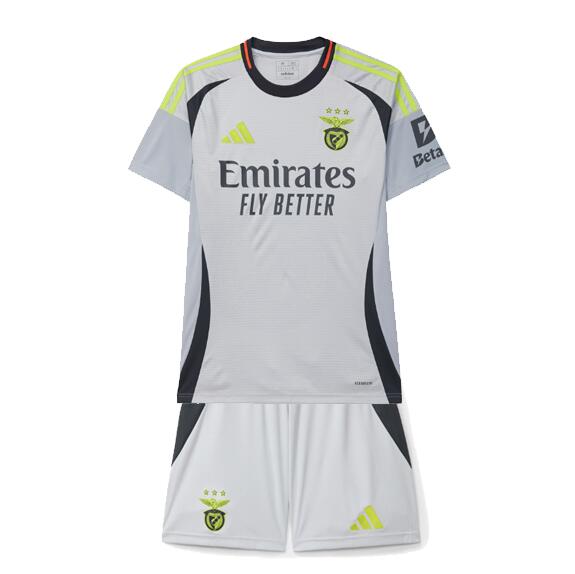 Benfica 2024/25 Third Kids Soccer Jersey Kit Shirt + Shorts