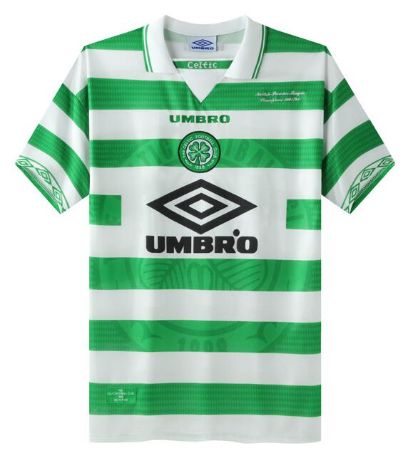 Celtic 1998/99 Home Retro Shirt Soccer Jersey