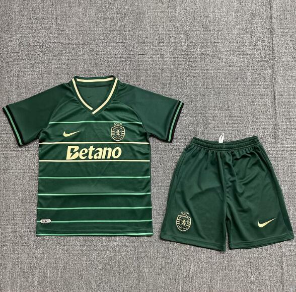 Sporting Lisbon 2024/25 Special Kids Soccer Kit Shirt + Shorts