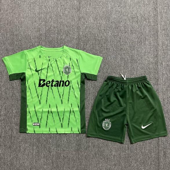 Sporting Lisbon 2024/25 Third Kids Soccer Kit Shirt + Shorts