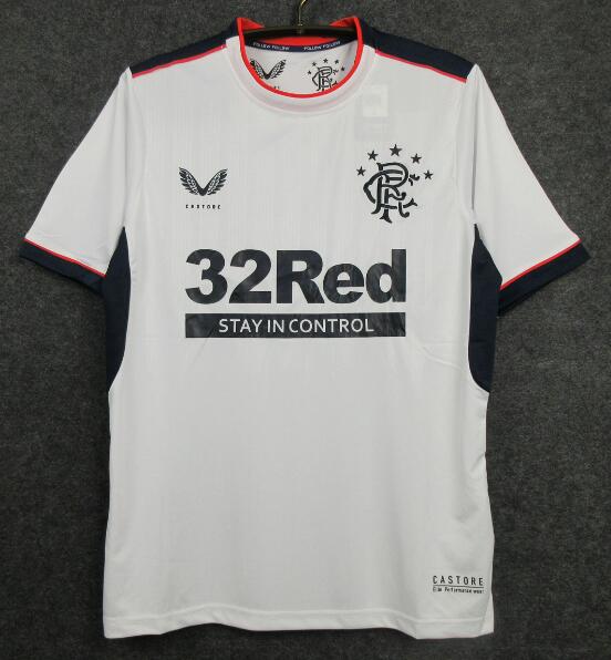 Glasgow Rangers 2020/21 Away Shirt Soccer Jersey