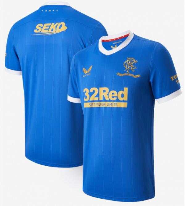 Glasgow Rangers 2021/22 Home Shirt Soccer Jersey