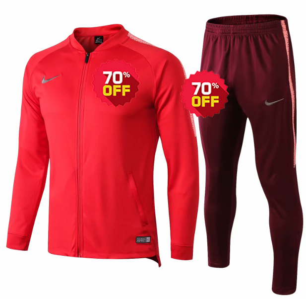 Barcelona 2018/19 Red Training Suit (Jacket+Trouser)