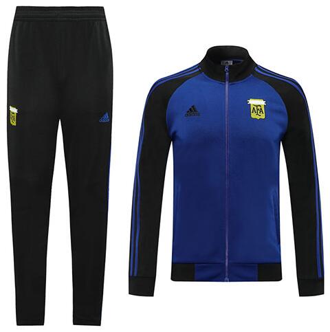 Argentina 2020/21 Blue Black Training Suit (Jacket+Trouser)