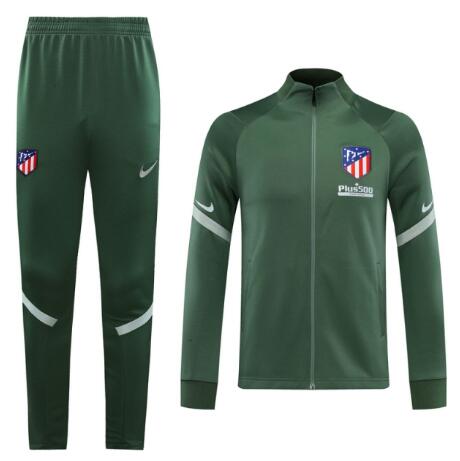 Atletico Madrid 2020/21 Green Training Suits (Jacket+Trouser)