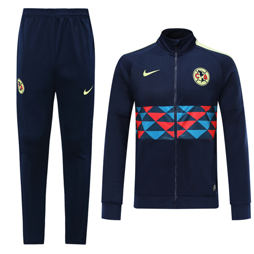 19/20 Club America Navy High Neck Collar Training Kit(Jacket+Trouser)