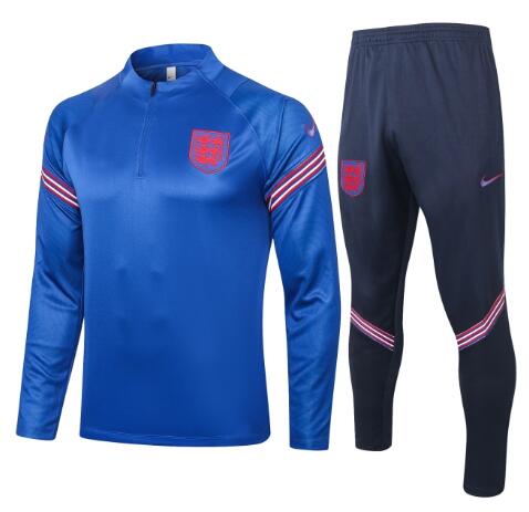 England 2020 Blue Training Suits (Sweatshirt+Pants)