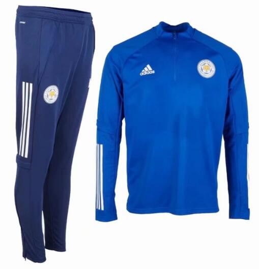 Leicester City 2021/22 Blue Training Suit (Sweatshirt+Trousers)