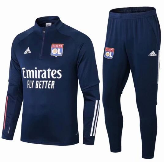Lyon 2020/21 Navy Training Suit (Sweatshirt+Trouser)