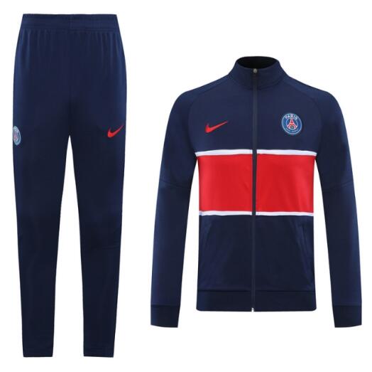 PSG 2020/21 Navy Red Training Suits (Jacket+Trousers)