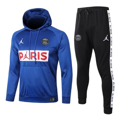 Paris 2020/21 Blue Training Suits (Hoodie Shirt+Trousers)