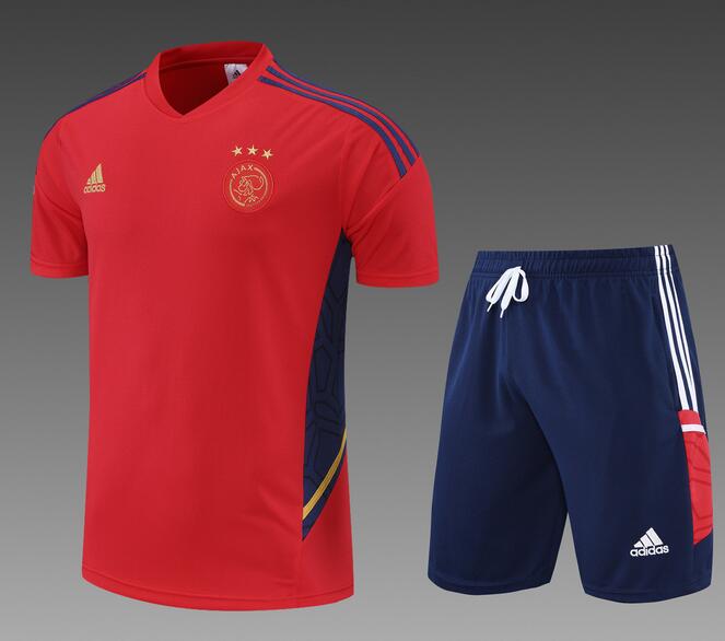 Ajax 2022/23 Red Training Uniforms (Shirt+Shorts)
