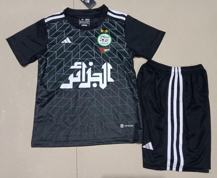 Algeria 2023/24 Black Training Kits (Shirt+Shorts)