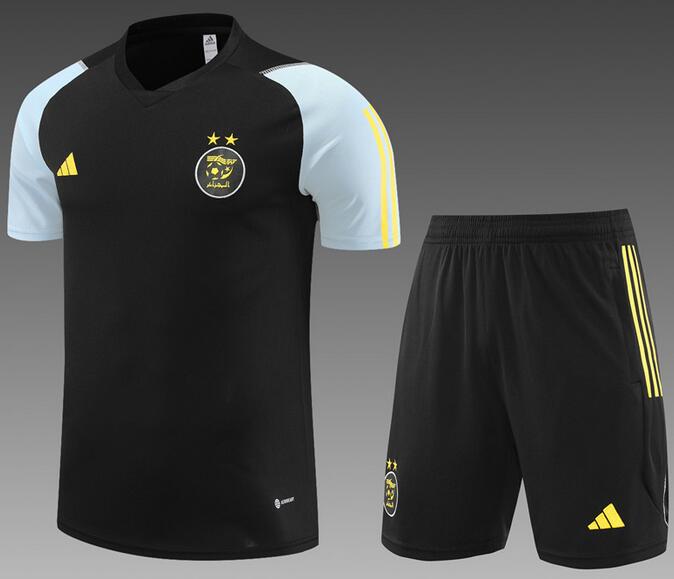 Algeria 2023/24 Black Training Uniforms (Shirt+Shorts)