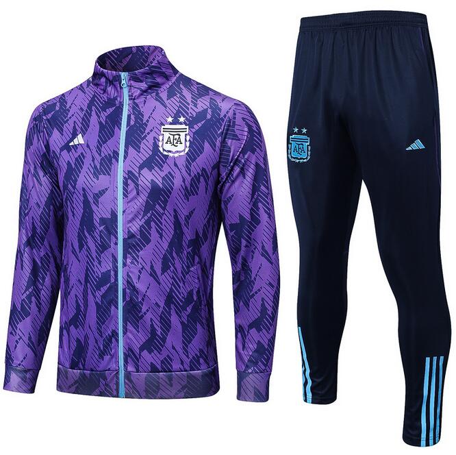 Argentina 2022 World Cup Purple Training Suit (Jacket+Trousers)