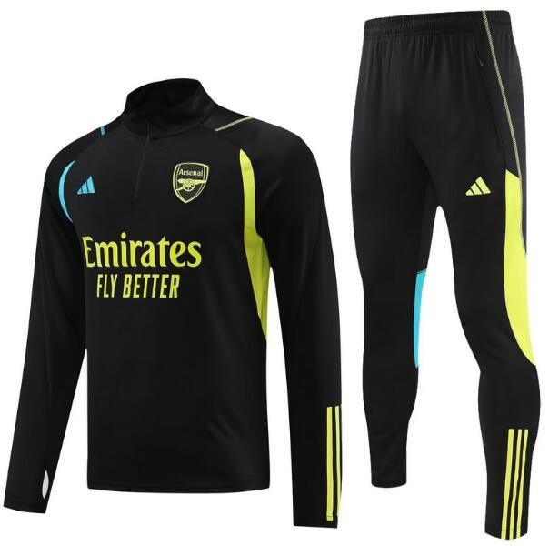 Arsenal 2023/24 Black Training Kits (Sweatshirt+Trouser)