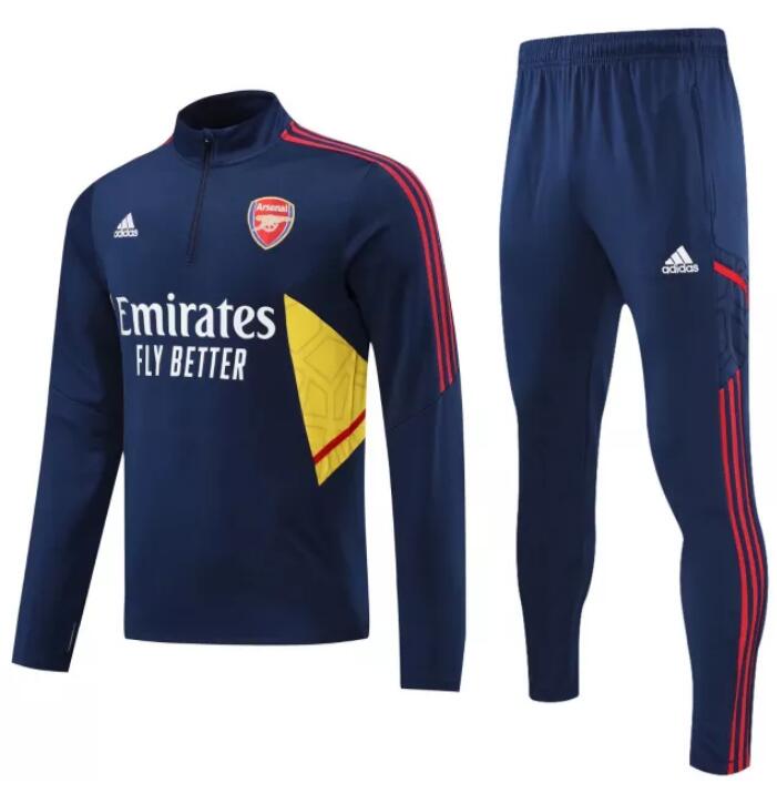 Arsenal 2022/23 Royal Blue Training Suit (Sweatshirt+Trouser)