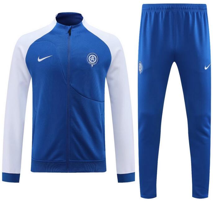 Atletico Madrid 2023/24 Blue White Training Suit (Jacket+Trouser)