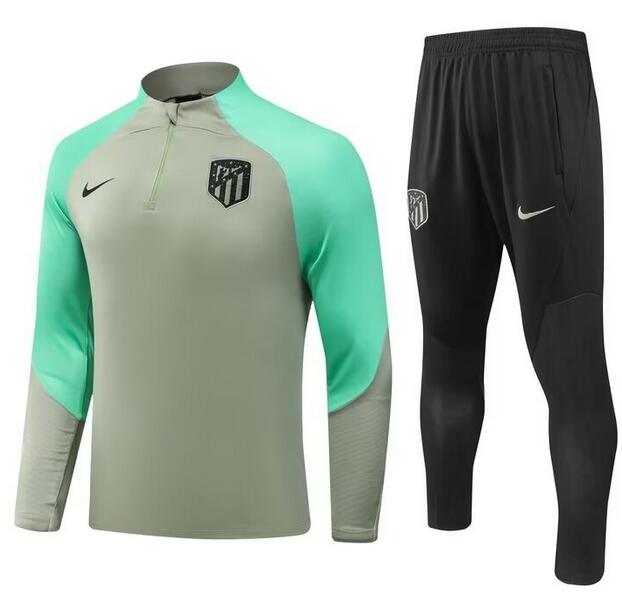 Atletico Madrid 2023/24 Grass Green Training Suits (Sweatshirt+Trouser)