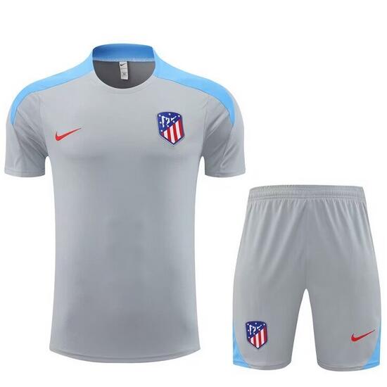 Atletico Madrid 2024/25 Grey Training Uniforms (Shirt+Shorts)