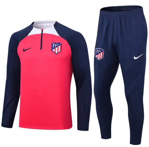 Atletico Madrid 2023/24 Pink Training Suit (Sweatshirt+Trouser)