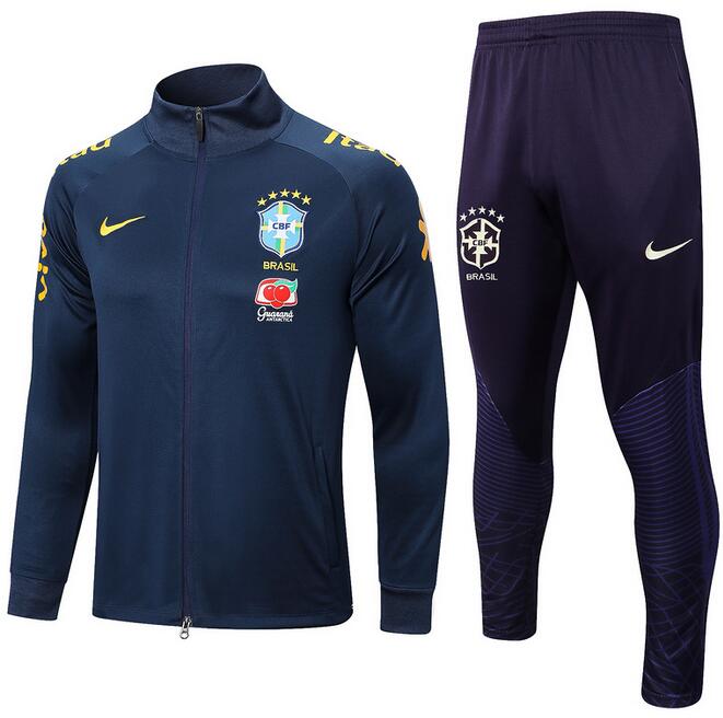 Brazil 2022 World Cup Borland Training Suits (Jacket+Trouser)