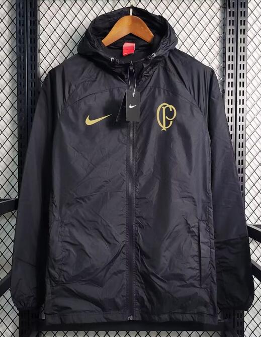 Corinthians 2023/24 Black Windbreaker Jacket