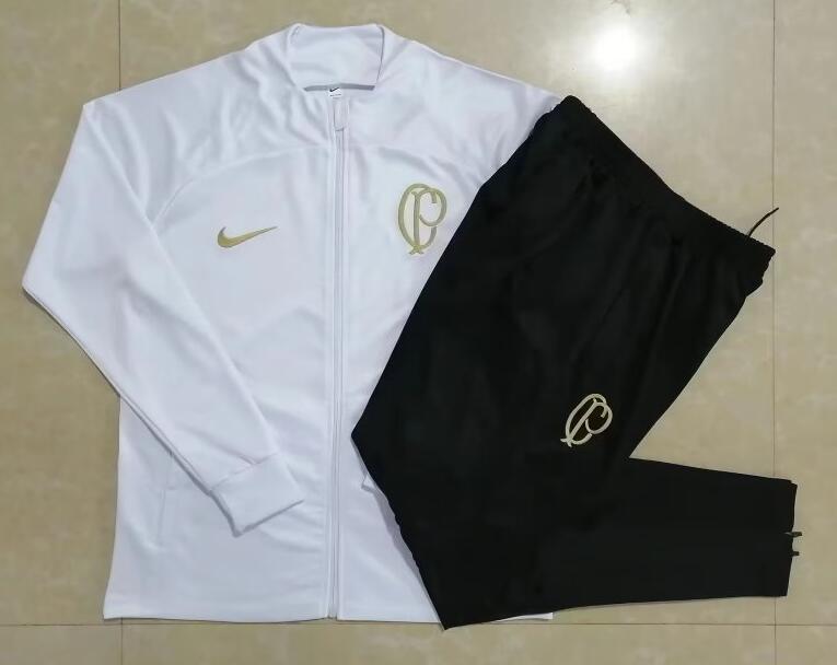 Corinthians 2023/24 White Training Suit (Jacket+Trouser)