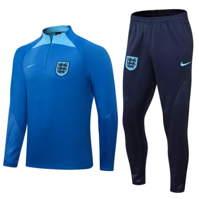 England 2022/23 Blue Training Suit (Sweatshirt+Trouser)