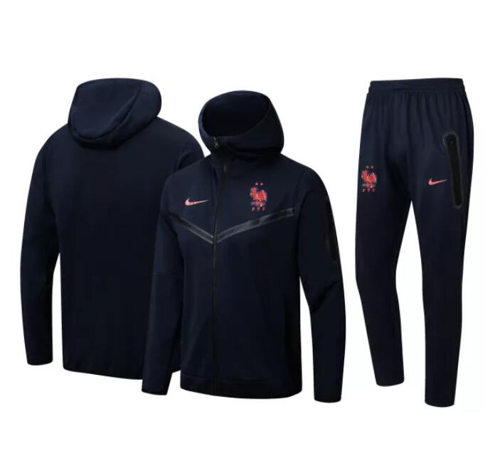 France 2022/23 Borland Training Suit (Hoodie Jacket+Trouser)