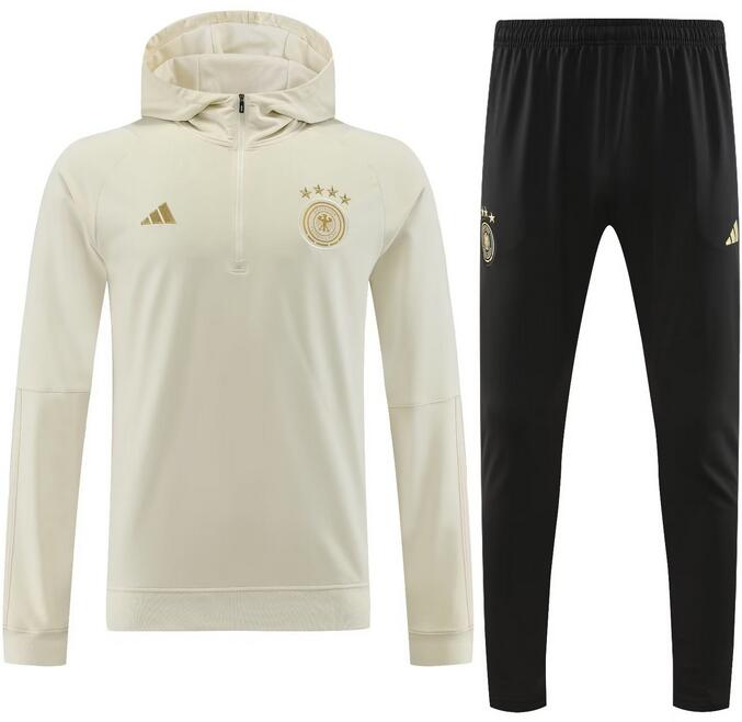 Germany 2023/24 Blue Training Suits (Hoodie Sweatshirt+Trousers)