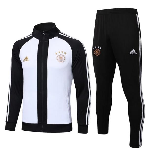 Germany 2022 World Cup Black White Training Suit (Jacket+Trousers)