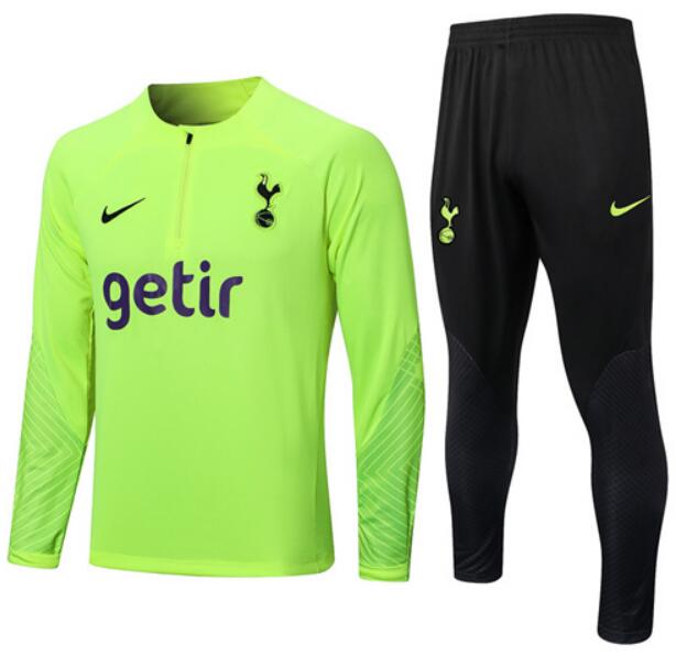 Tottenham Hotspur 2022/23 Light Green Training Suit (Sweatshirt+Trouser)