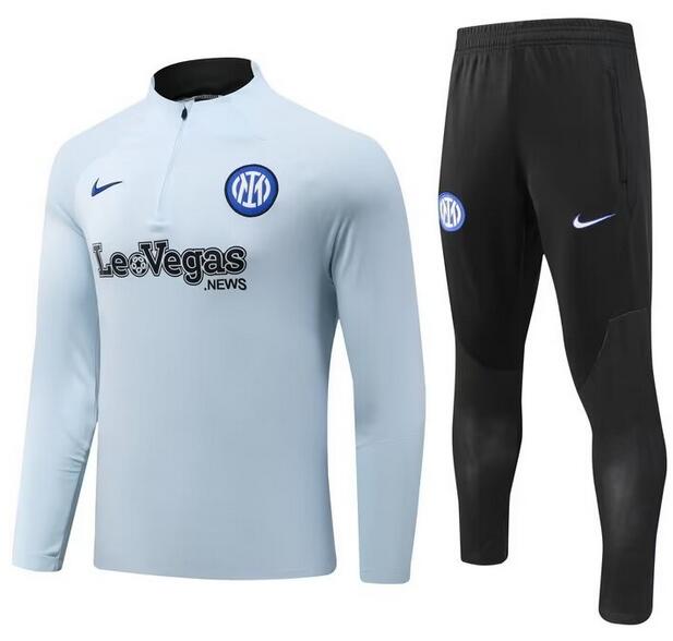 Inter Milan 2023/24 Light Blue Training Kits (Sweatshirt+Trouser)