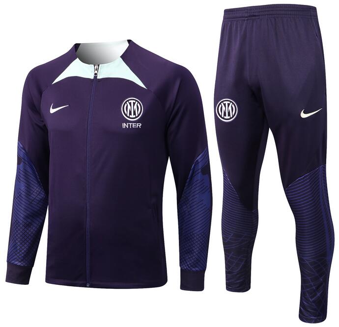 Inter Milan 2022/23 Purple Training Suits (Jacket+Trouser)