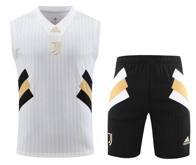 Juventus 2023/24 Special White Vest Uniforms (Shirt+Shorts)