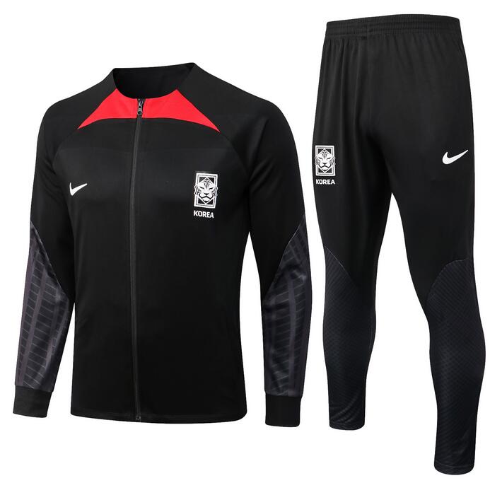 Korea 2022 Black Training Suits (Jacket+Trouser)