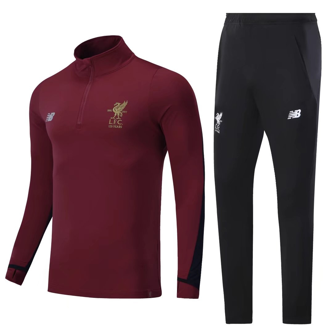 liverpool 2017 18 burgundy suit high neck zipper liverpool 2017 18 burgundy suit high neck zipper